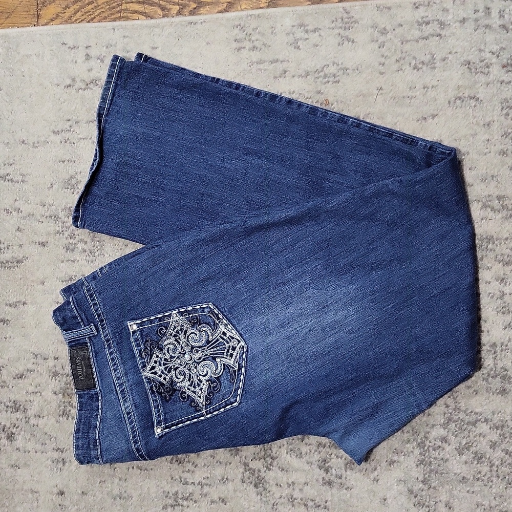 Woman's plus-size jeans